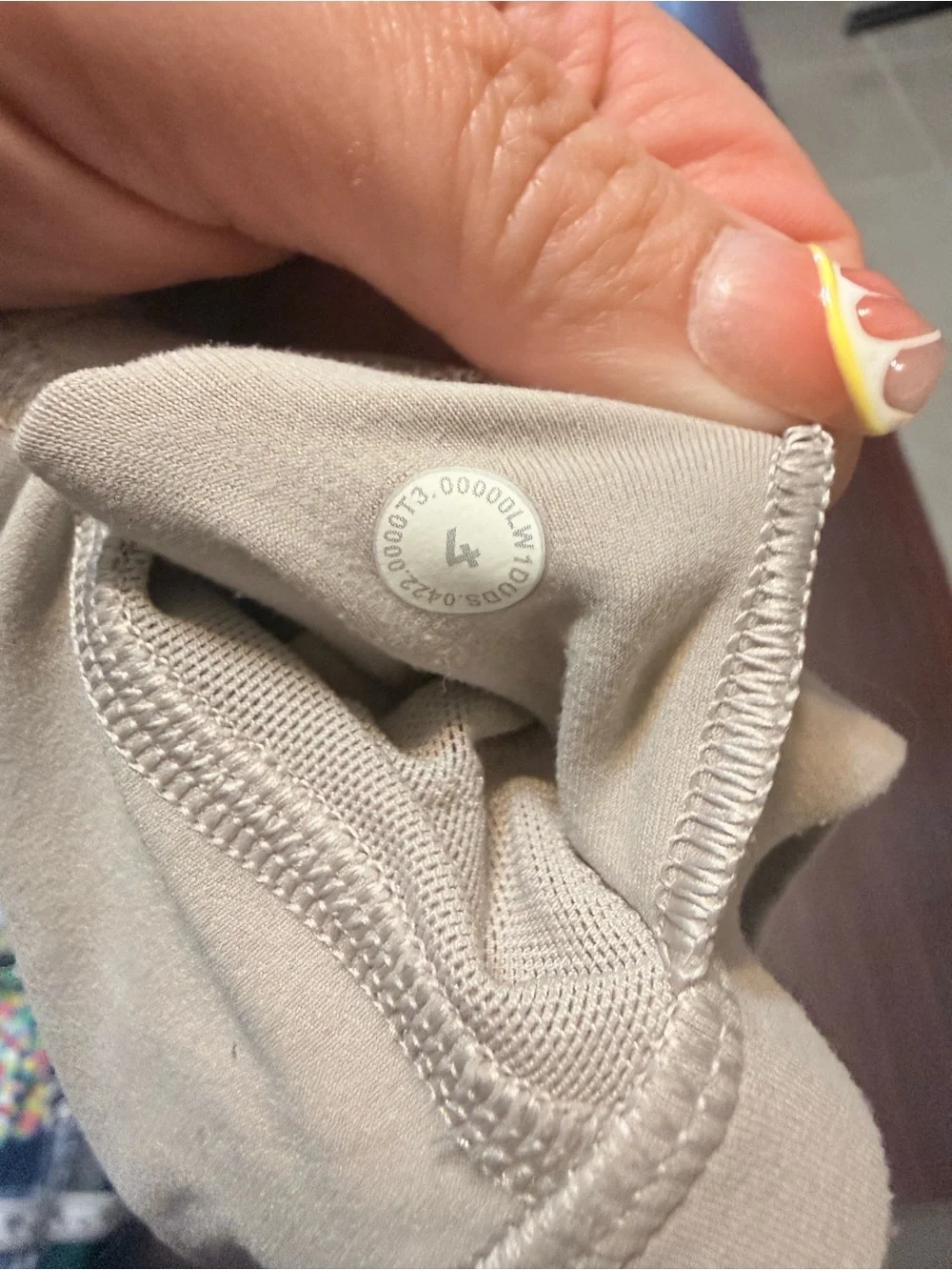 lululemon athletica White V-Neck Cropped Tank